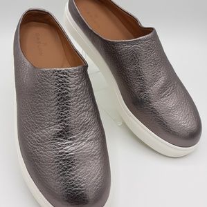 SOLD $20. Caslon Metalic Leather Mule Sneaker